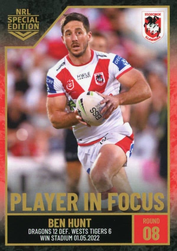 2022 NRL Player In Focus - IF08 Ben Hunt St George Dragons