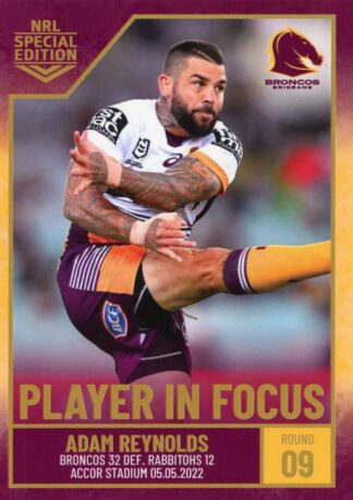 2022 NRL Player In Focus - IF09 Adam Reynolds Brisbane Broncos