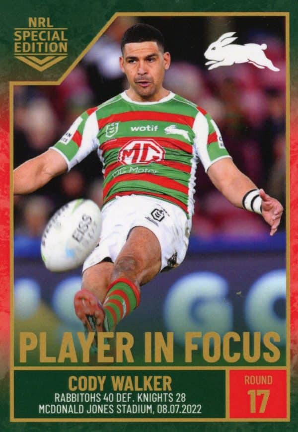 2022 NRL Player In Focus - IF17 Cody Walker South Sydney Rabbitohs