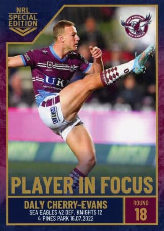 2022 NRL Player In Focus - IF18 Daly Cherry-Evans Manly Sea Eagles