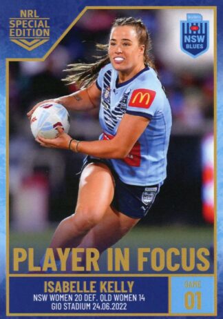 2022 NRL Player In Focus - WSOO1 Isabelle Kelly NSW Blues