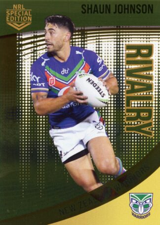 2022 NRL Rivalry Gold - G15 Shaun Johnson Warriors