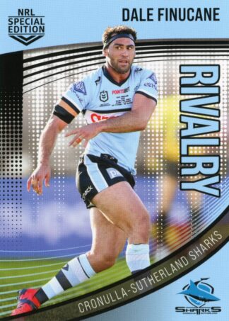 2022 NRL Rivalry Common Card - Base 10 Dale Finucane Cronulla Sharks