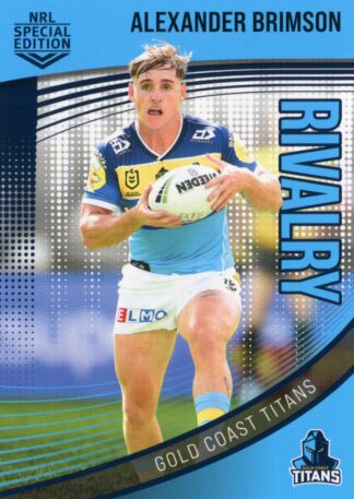 2022 NRL Rivalry Common Card - Base 13 Alexander Brimson Gold Coast Titans