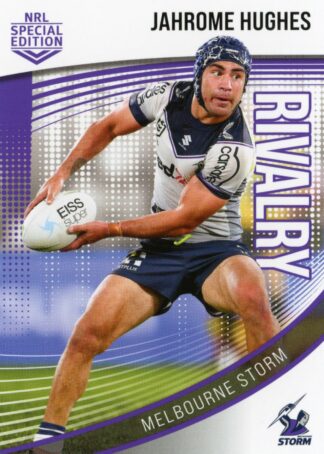 2022 NRL Rivalry Common Card - Base 20 Jahrome Hughes Melbourne Storm