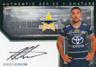 2022 NRL Traders Authentic Signature Black - ASB09 Reece Robson North QLD Cowboys