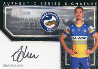 2022 NRL Traders Authentic Signature Black - ASB10 Shaun Lane Parramatta Eels