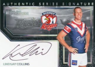 2022 NRL Traders Authentic Signature Black - ASB14 Lindsay Collins Sydney Roosters