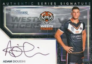 2022 NRL Traders Authentic Signature Black - ASB16 Adam Doueihi Wests Tigers