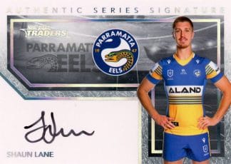 2022 NRL Traders Authentic Signature White - ASW10 Shaun Lane Parramatta Eels