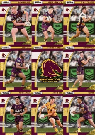 2022 NRL Traders Base Team Set - Brisbane Broncos