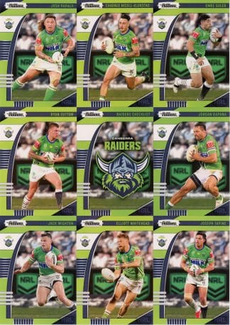 2022 NRL Traders Base Team Set - Canberra Raiders