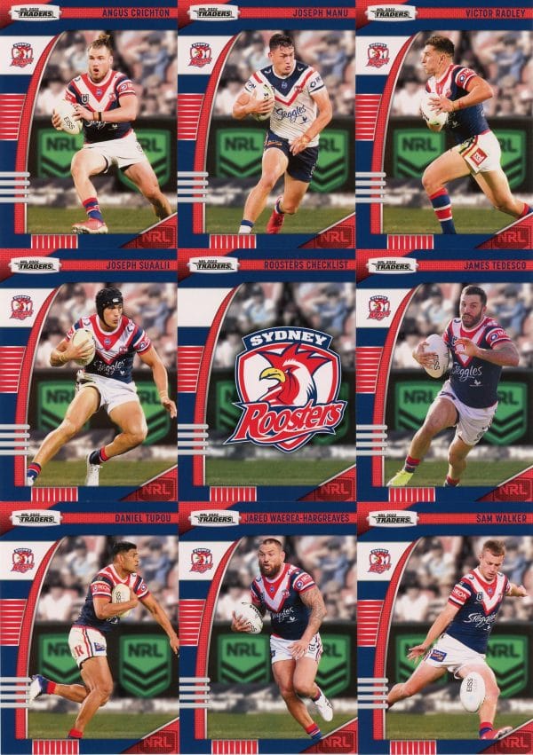 2022 NRL Traders Album With Full Base Set - 160 Common Cards - Image 15