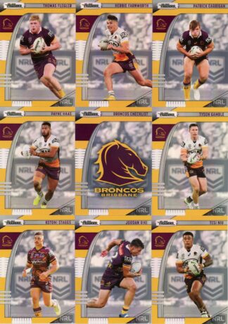 2022 NRL Traders Pearl Special Team Set - Brisbane Broncos