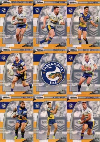 2022 NRL Traders Pearl Special Team Set - Parramatta Eels