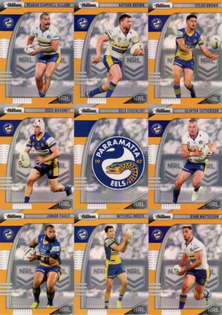 2022 NRL Traders Pearl Special Team Set - Parramatta Eels