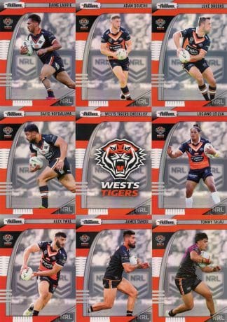2022 NRL Traders Pearl Special Team Set - Wests Tigers