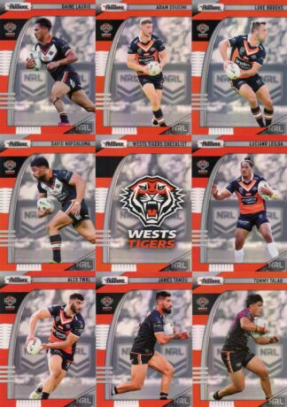 2022 NRL Traders Pearl Special Team Set - Wests Tigers