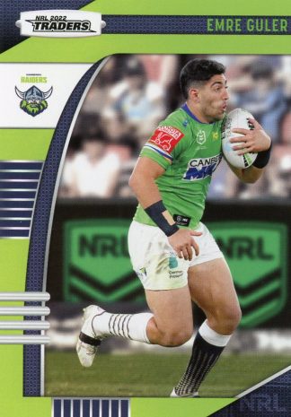 2022 NRL Traders Common Card - Base 012 Emre Guler Canberra Raiders