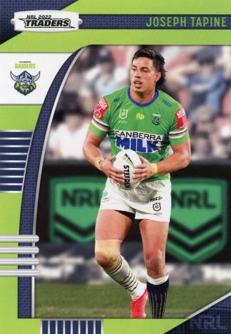2022 NRL Traders Common Card - Base 017 Joseph Tapine Canberra Raiders