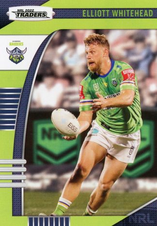 2022 NRL Traders Common Card - Base 018 Elliott Whitehead Canberra Raiders
