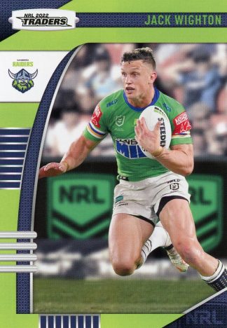 2022 NRL Traders Common Card - Base 019 Jack Wighton Canberra Raiders