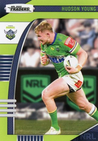 2022 NRL Traders Common Card - Base 020 Hudson Young Canberra Raiders