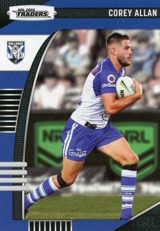 2022 NRL Traders Common Card - Base 022 Corey Allan Canterbury Bulldogs