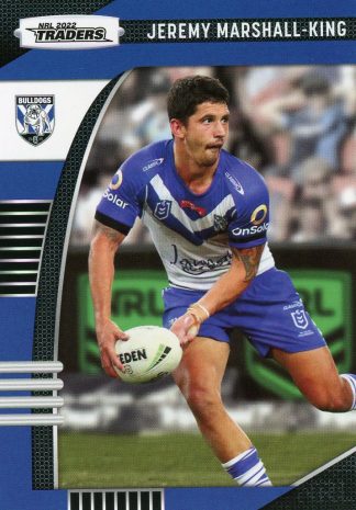 2022 NRL Traders Common Card - Base 027 Jeremy Marshall-King Canterbury Bulldogs