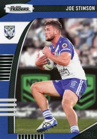 2022 NRL Traders Common Card - Base 028 Joe Stimson Canterbury Bulldogs