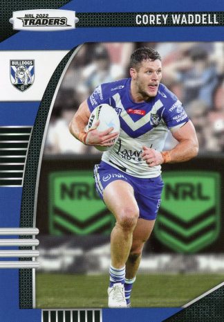 2022 NRL Traders Common Card - Base 030 Corey Waddell Canterbury Bulldogs
