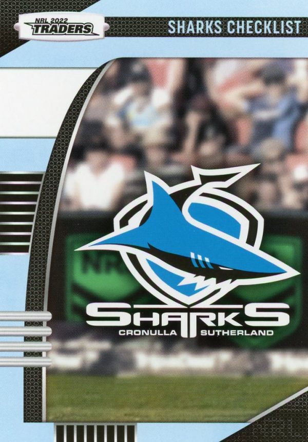 2022 NRL Traders Common Card - Base 031 Checklist Cronulla Sharks