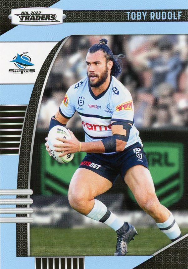 2022 NRL Traders Common Card - Base 039 Toby Rudolf Cronulla Sharks