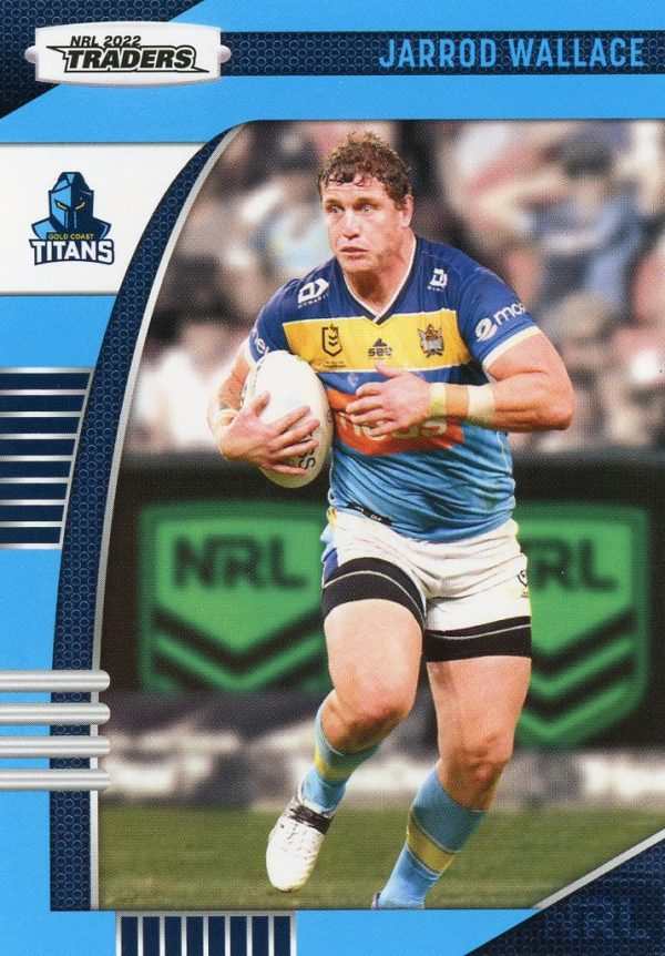 2022 NRL Traders Common Card - Base 050 Jarrod Wallace Gold Coast Titans