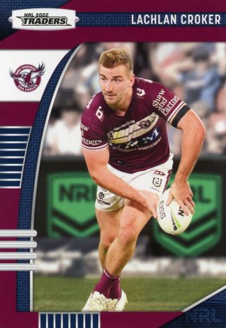 2022 NRL Traders Common Card - Base 053 Lachlan Croker Manly Sea Eagles