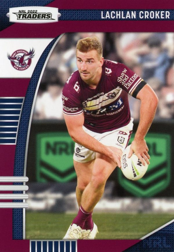 2022 NRL Traders Common Card - Base 053 Lachlan Croker Manly Sea Eagles