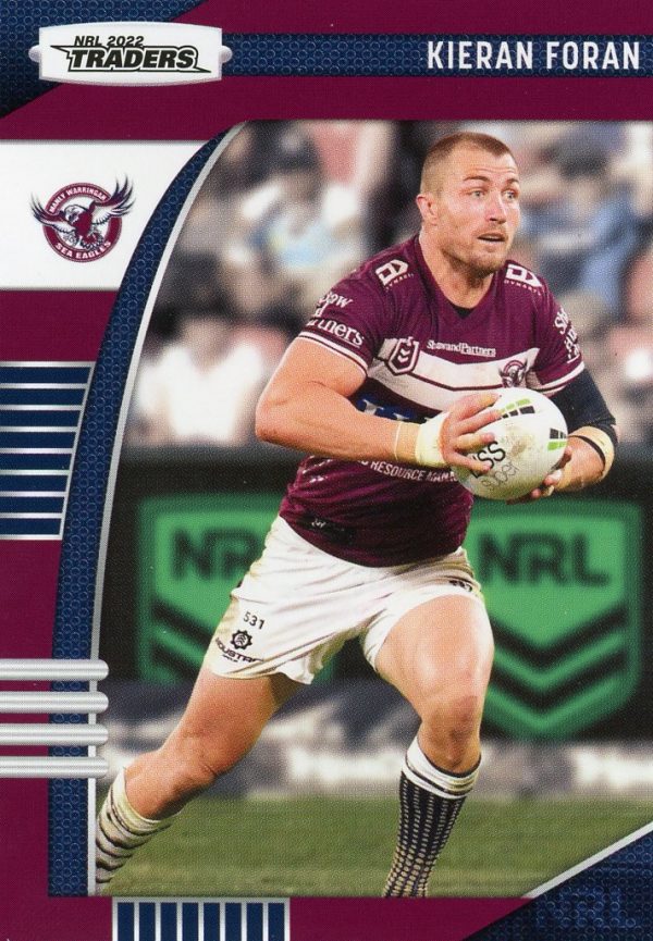 2022 NRL Traders Common Card - Base 054 Kieran Foran Manly Sea Eagles