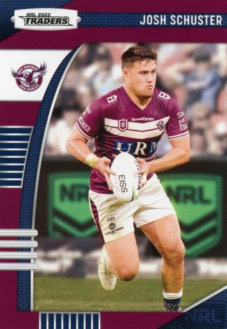 2022 NRL Traders Common Card - Base 058 Josh Schuster Manly Sea Eagles