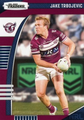 2022 NRL Traders Common Card - Base 059 Jake Trbojevic Manly Sea Eagles