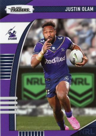 2022 NRL Traders Common Card - Base 068 Justin Olam Melbourne Storm