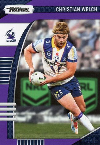 2022 NRL Traders Common Card - Base 070 Christian Welch Melbourne Storm
