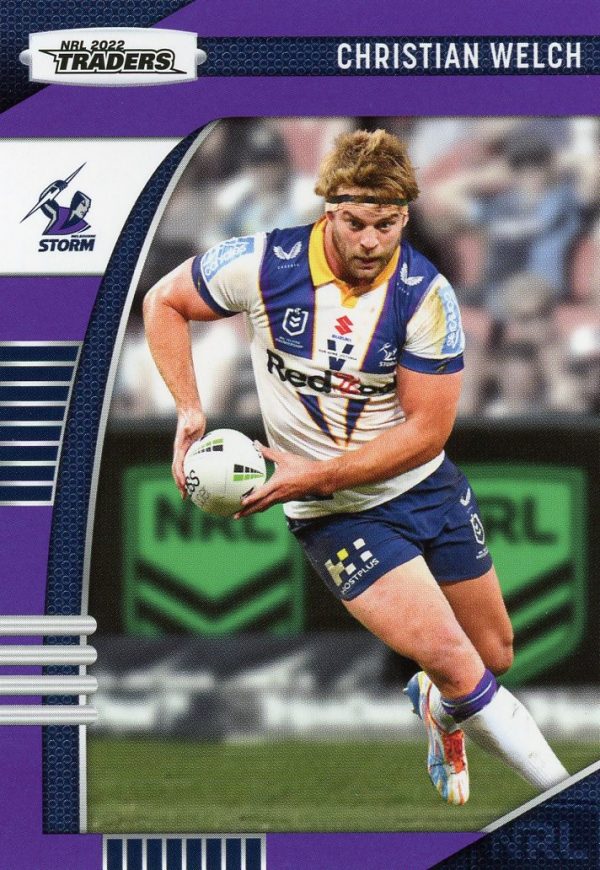 2022 NRL Traders Common Card - Base 070 Christian Welch Melbourne Storm