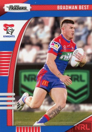 2022 NRL Traders Common Card - Base 073 Bradman Best Newcastle Knights
