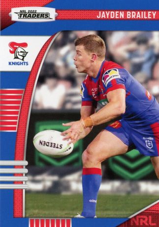 2022 NRL Traders Common Card - Base 074 Jayden Brailey Newcastle Knights
