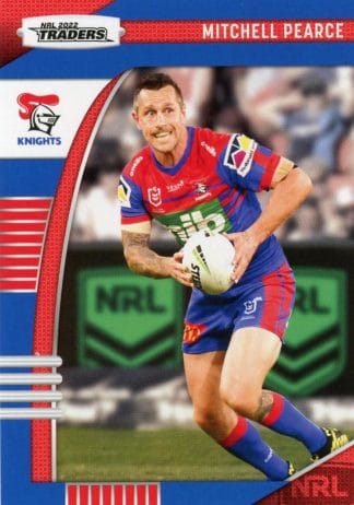 2022 NRL Traders Common Card - Base 077 Mitchell Pearce Newcastle Knights