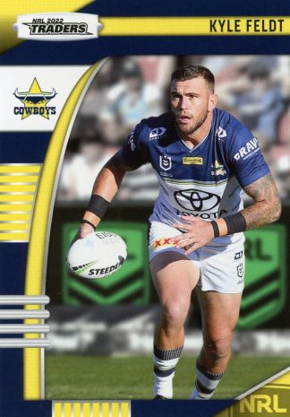 2022 NRL Traders Common Card - Base 084 Kyle Feldt North QLD Cowboys