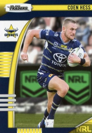 2022 NRL Traders Common Card - Base 086 Coen Hess North QLD Cowboys