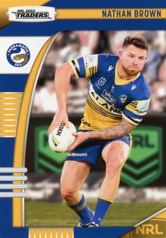 2022 NRL Traders Common Card - Base 093 Nathan Brown Parramatta Eels