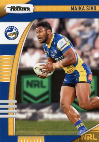 2022 NRL Traders Common Card - Base 100 Maika Sivo Parramatta Eels