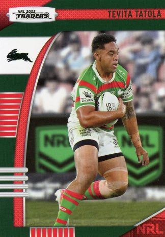 2022 NRL Traders Common Card - Base 119 Tevita Tatola South Sydney Rabbitohs